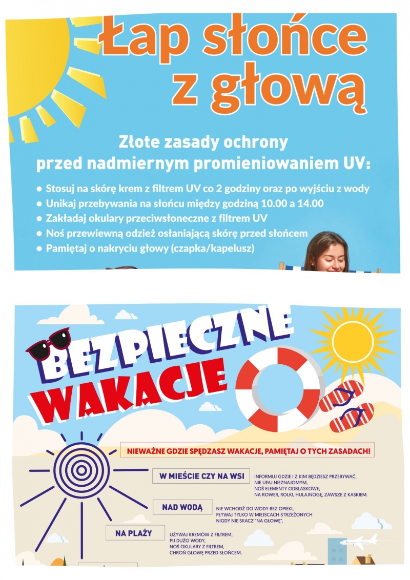 Łap słońce z głową i ciesz się bezpiecznymi wakacjami