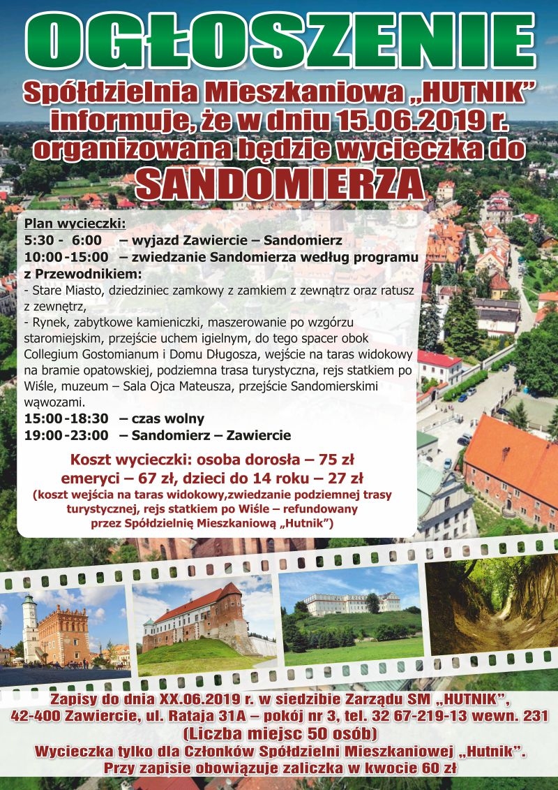 Wycieczka do Sandomierza